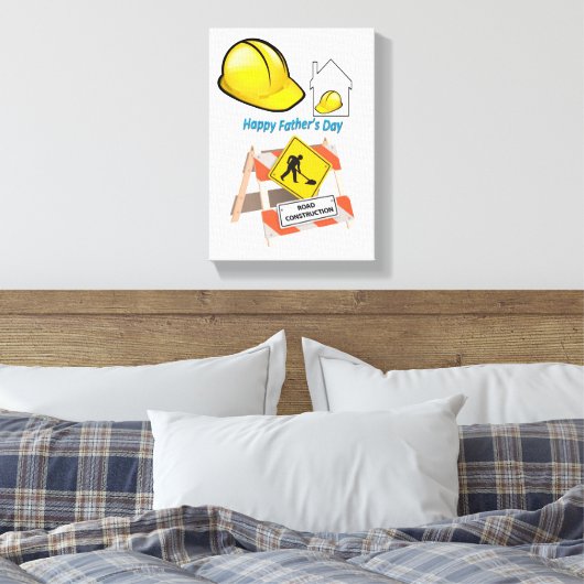 Vaderdag Canvas met gerasterd Canvas (Insitu (Slaapkamer))