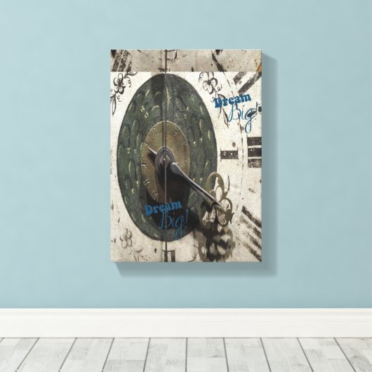 Vaderdag Canvas met gerasterd Canvas (Insitu (Houten vloer))