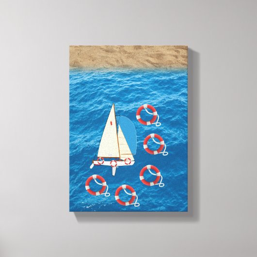 Vaderdag Canvas met gerasterd Canvas (Voorkant)