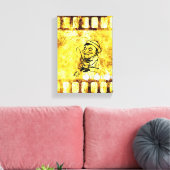 Vaderdag Canvas met gerasterd Canvas (Insitu (Woonkamer))