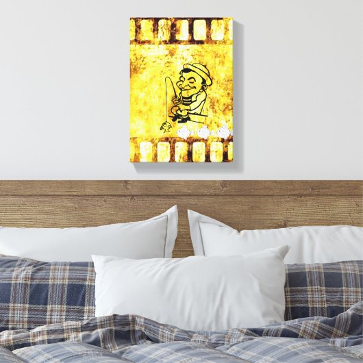 Vaderdag Canvas met gerasterd Canvas (Insitu (Slaapkamer))