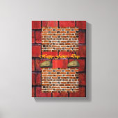 Vaderdag Canvas met gerasterd Canvas Afdruk (Voorkant)