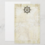 Vaderdag - Captains Wheel Briefpapier (Voorkant / Achterkant)