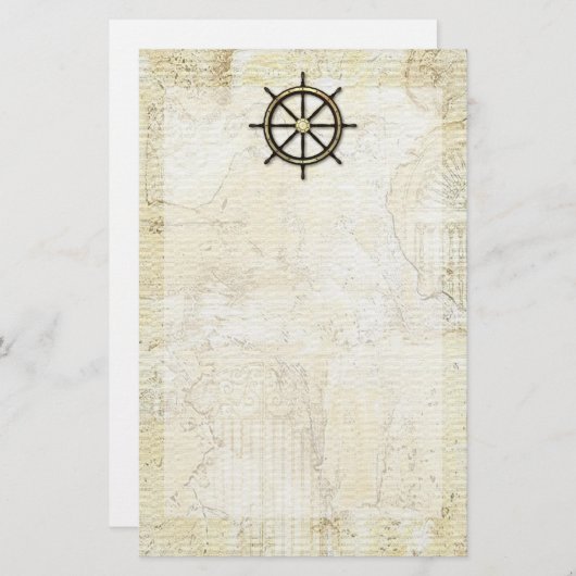 Vaderdag - Captains Wheel Briefpapier (Voorkant / Achterkant)
