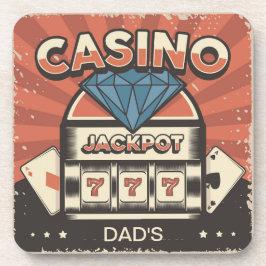 Vaderdag Casino Jack Pot Bier Onderzetter