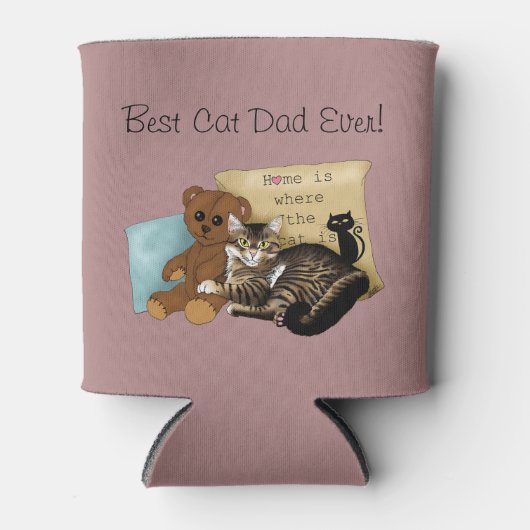 Vaderdag Cat Blikjeskoeler (Voorkant)