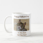 Vaderdag Cat Dad World's Best Ever Pet Photo Koffiemok (Links)