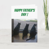 Vaderdag Cat Kaart (Voorkant)