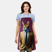 VADERDAG CAT PERSON DAD MANNEN KITCHEN SCHORT (Gedragen)