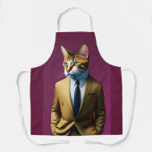 VADERDAG CAT PERSON DAD MANNEN KITCHEN SCHORT (Voorkant)