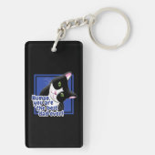 Vaderdag Cat Sleutelhanger (achterkant)