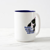 Vaderdag Cat Tweekleurige Koffiemok (Voorkant rechts)