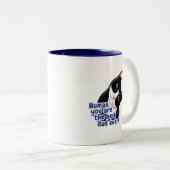 Vaderdag Cat Tweekleurige Koffiemok (Voorkant rechts)