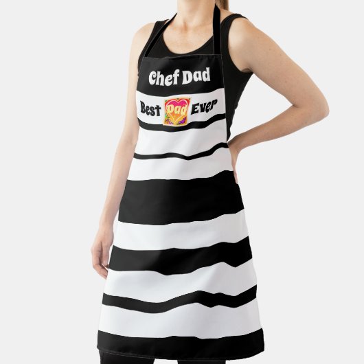 Vaderdag Chef Pap Beste Pap Ooit Hart Schort (Insitu)