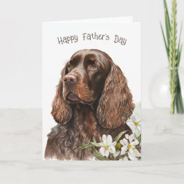 Vaderdag Chocolade Cocker Spaniel Kaart