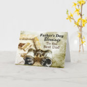 Vaderdag, cijfers 6:24-26 Beste vader Kaart (Gele Bloem)