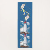 Vaderdag Citaat Papa Dochter Bonding Lighthouse Yogamat (Achterkant)