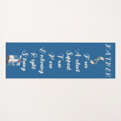 Vaderdag Citaat Papa Dochter Bonding Lighthouse Yogamat (Voorkant (horizontaal))