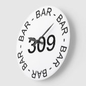 Vaderdag Classic Street No. Bar Wandklok (Hoek)