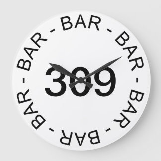 Vaderdag Classic Street No. Bar Wandklok