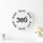 Vaderdag Classic Street No. Bar Wandklok (Huis)