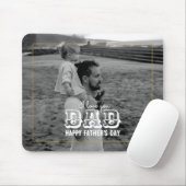 Vaderdag Classic zwart wit foto Ik hou van papa Muismat (Met muis)