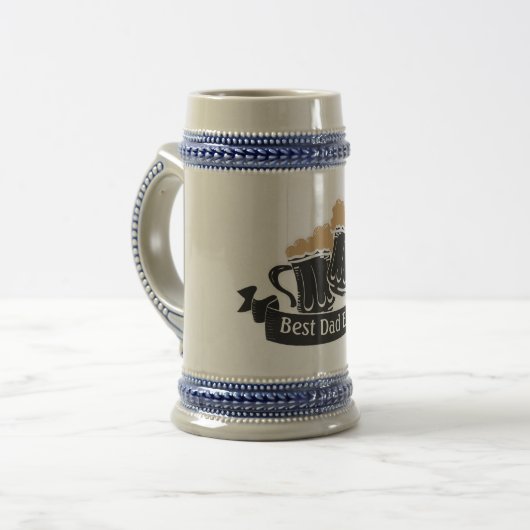 Vaderdag Clinking Beer Mokken Stein (Voorkant links)