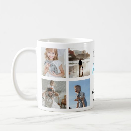 Vaderdag Coffee Mok | Gepersonaliseerde foto's (Links)