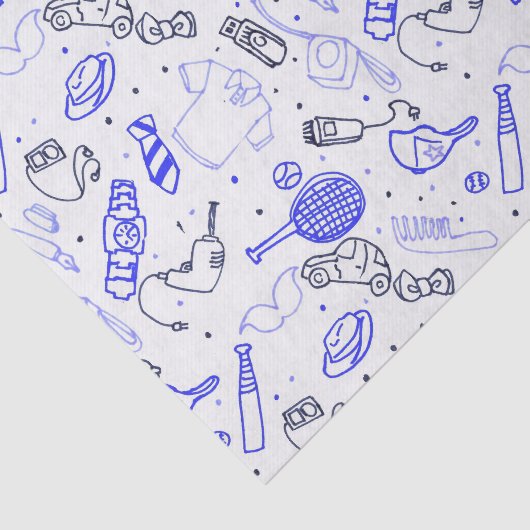 vaderdag Collage Tissuepapier (Detail)