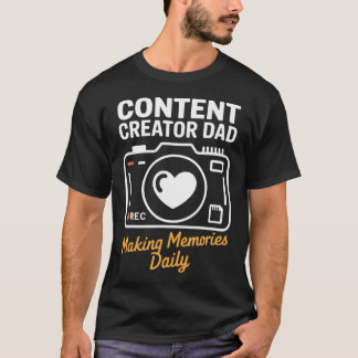 Vaderdag - Content Creator Papa Maakt T-shirt