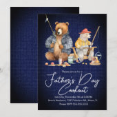 Vaderdag Cookout Beer Vist Picnic Party B Kaart (Voorkant / Achterkant)