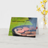 Vaderdag Cookout Kaart (Gele Bloem)