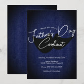 Vaderdag Cookout Masculine Denim Kaart (Voorkant / Achterkant)