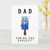 Vaderdag Cool Dad Kaart (Gele Bloem)