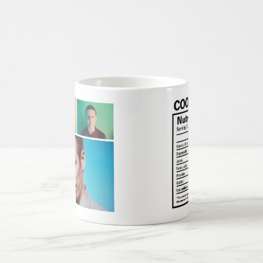 Vaderdag coolste vader ooit grappige voeding koffiemok (Center)