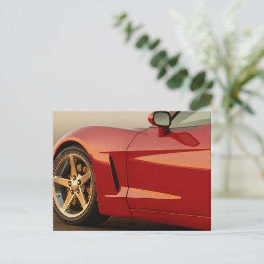 Vaderdag Corvette Briefkaart (Staand voorkant)