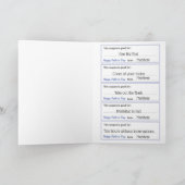 Vaderdag Coupon Black Boy Kaart (Binnen)