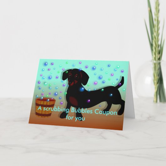 Vaderdag Couponkaart Kaart (Voorkant)