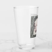 Vaderdag Cute White Puppy Dog Snowy Winter Glas (Rechts)