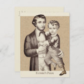 Vaderdag Cutest  vader en zoon CC1128 Briefkaart (Voorkant / Achterkant)