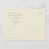 Vaderdag Cutest  vader en zoon CC1128 Briefkaart (Achterkant)