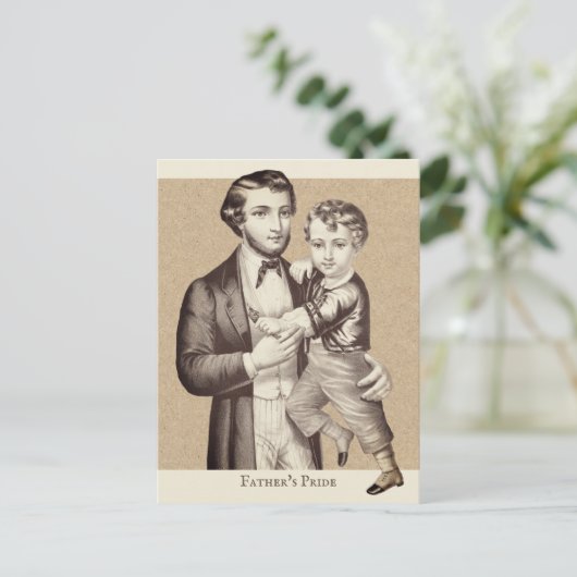 Vaderdag Cutest vader en zoon CC1128 Briefkaart (Staand voorkant)