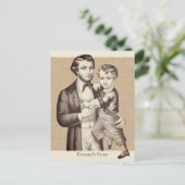 Vaderdag Cutest  vader en zoon CC1128 Briefkaart (Staand voorkant)