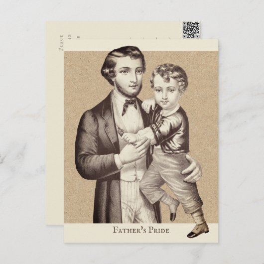 Vaderdag Cutest  vader en zoon CC1128 Briefkaart (Voorkant / Achterkant)