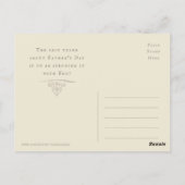 Vaderdag Cutest  vader en zoon CC1128 Briefkaart (Achterkant)