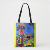 VADERDAG DACHSHUND  TOTE BAG (Voorkant)