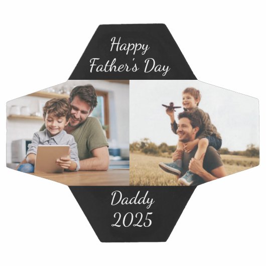 Vaderdag Dad Custom Photo Creëer van uw eigen Voetbal (Enkel)