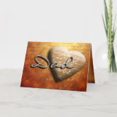 Vaderdag Dad Heart Treasure Kaart (Voorkant)