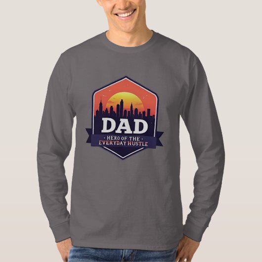 Vaderdag Dad Hero T-shirt (Voorkant)