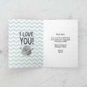 Vaderdag Dad je rock grappige kawaii schattige roc Kaart (Binnen)